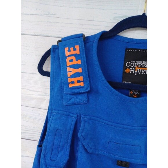 COPPER RIVET Blue Hype Utility Vest Sz S Wordwide Champ Legacy Unstoppable - Picture 5 of 10